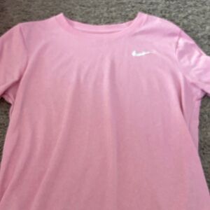 Nike Light Pink Tee with White Logo